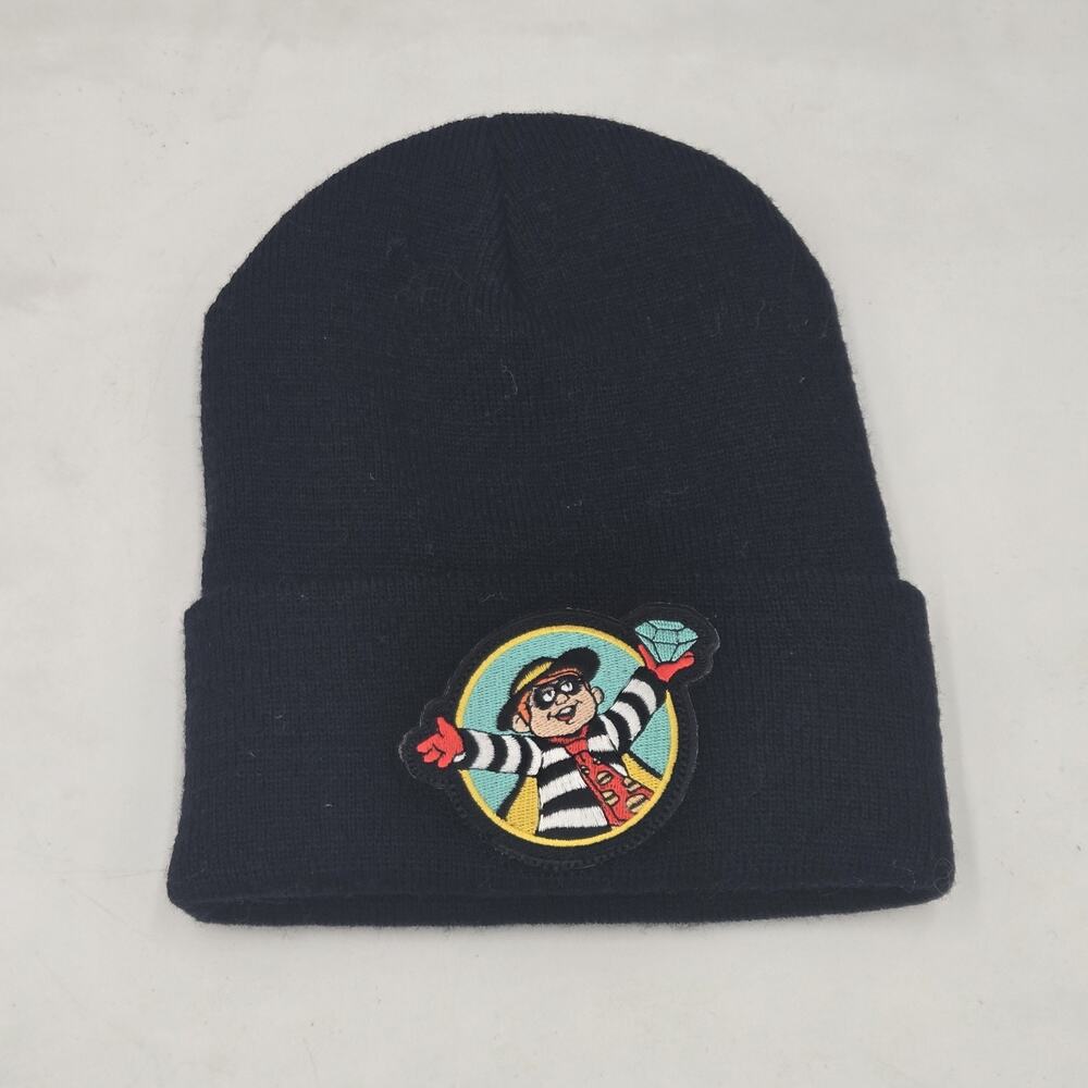 McDonald's x Diamond Supply Co. Collab Limited Edition Beanie Black Rare